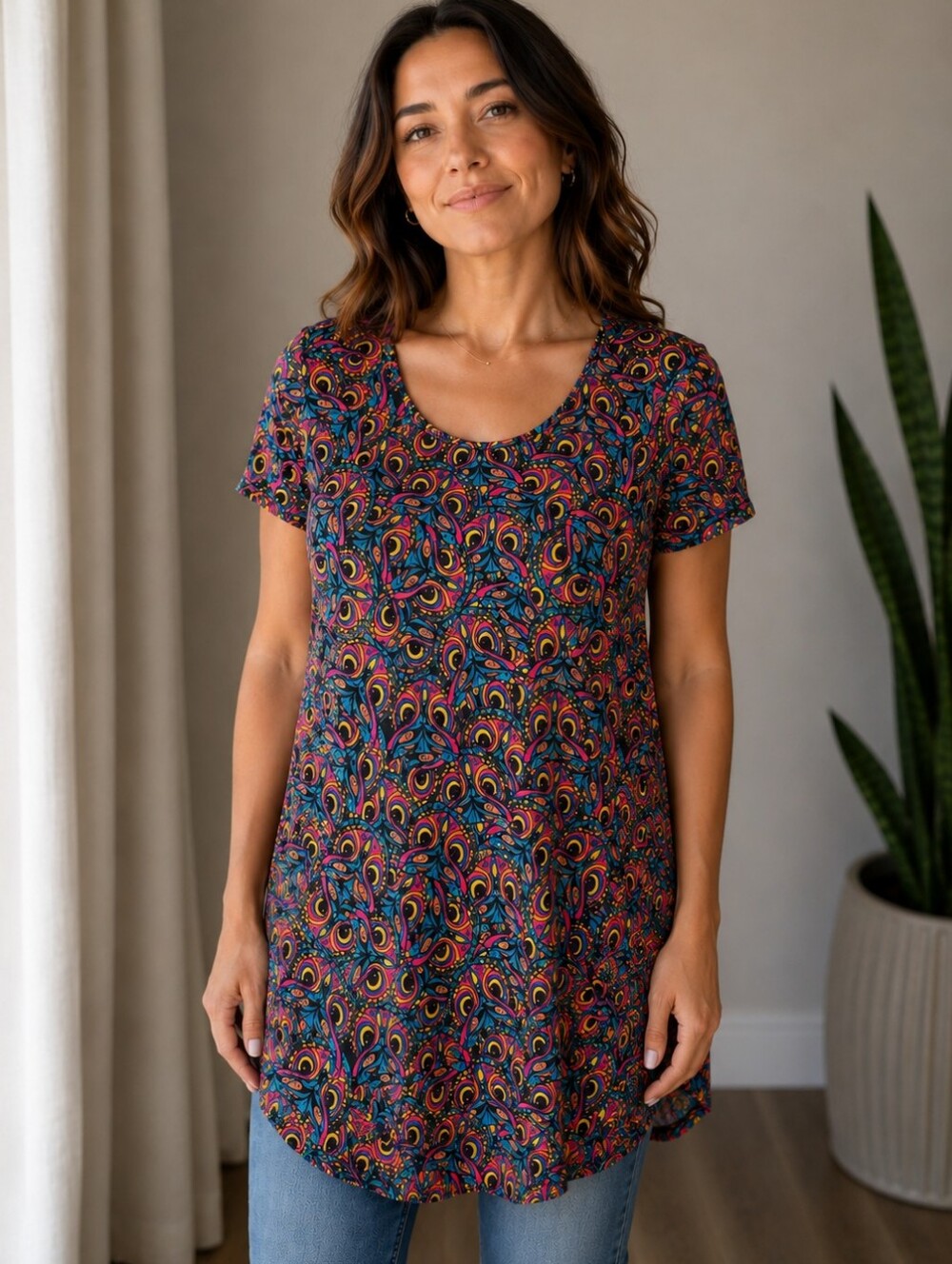 Medium lularoe Owl Top